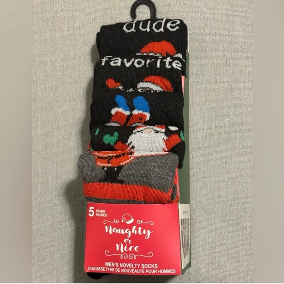 Christmas 🎅 Holiday Socks - Men Size 10-13 - Picture 1 of 10